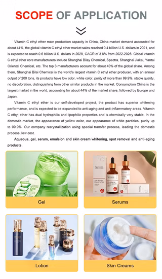 Acide ascorbique 2 à usage cosmétique de haute qualité